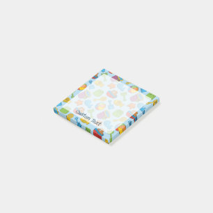 Beach Toys Icons Post-it Notes