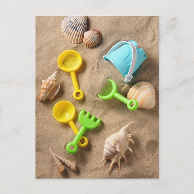 Beach Toys Postcard (Front)