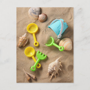 Beach Toys Postcard