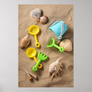 Beach Toys Poster