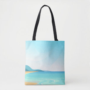 Beach travel tote bag