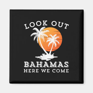 Beach Traveling Group Matching Spring Break Summer Magnet