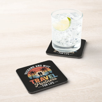 Beach Travelling - Husband and Wife Travel Partner Coaster