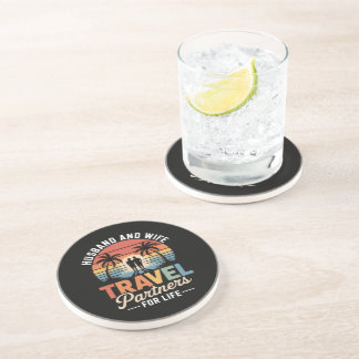 Beach Travelling - Husband and Wife Travel Partner Coaster