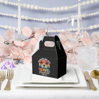 Beach Travelling - Husband and Wife Travel Partner Favour Box