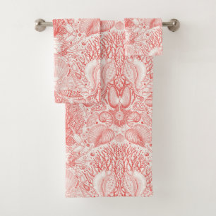 Beach treasures bath towel set