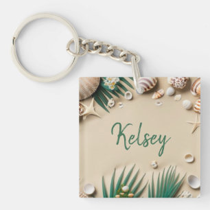 Beach Treasures Key Ring