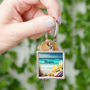 Beach Treasures Key Ring