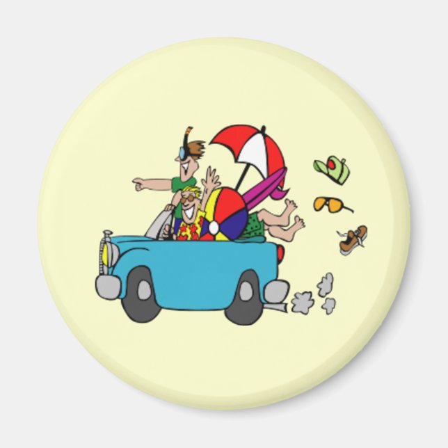 Beach Trip magnet (Front)