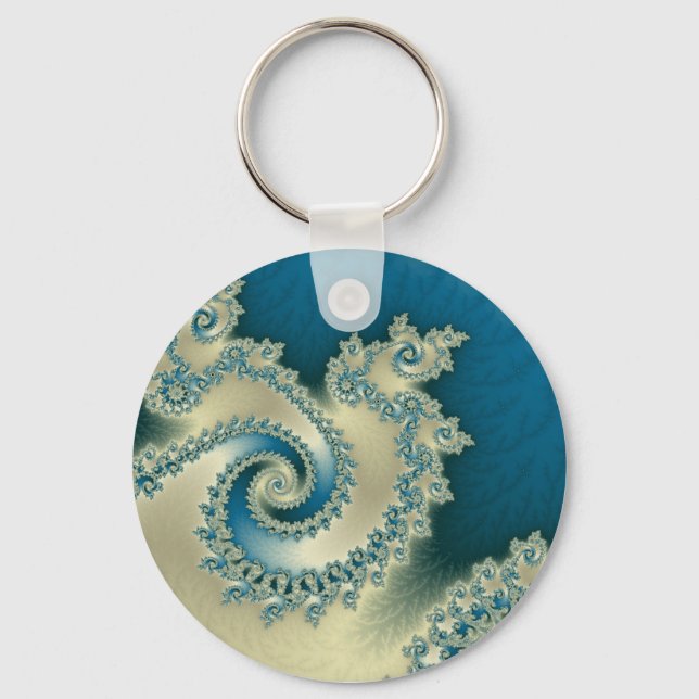 Beach Triple Twirl Keychain (Front)