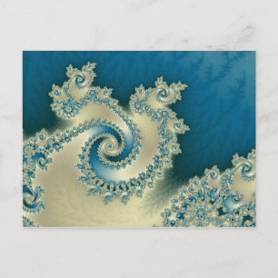 Beach Triple Twirl Postcard