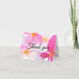 Beach Tropical Hawaii Wedding Thank You Card