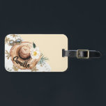 Beach Tropical Personalised  Luggage Tag<br><div class="desc">Tropical Beach Personalised Luggage Tag. Matching items in our store Cava Party Design</div>