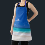 Beach Tropical Sand and Surf Apron<br><div class="desc">This design may be personalised by choosing the customise option to add text or make other changes. If this product has the option to transfer the design to another item, please make sure to adjust the design to fit if needed. Contact me at colorflowcreations@gmail.com if you wish to have this...</div>