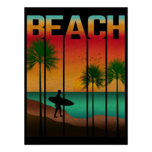 Beach Tropical Summer Poster