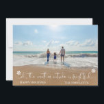 Beach Tropical Vacation Holiday Christmas Photo<br><div class="desc">This design was created though digital art. It may be personalised in the area provided by changing the photo and/or text. Or it can be customised by choosing the click to customise further option and delete or change the colour the background, add text, change the text colour or style, or...</div>