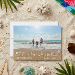 Beach Tropical Vacation Holiday Christmas Photo