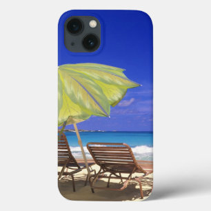 Beach Umbrella, Abaco, Bahamas iPhone 13 Case