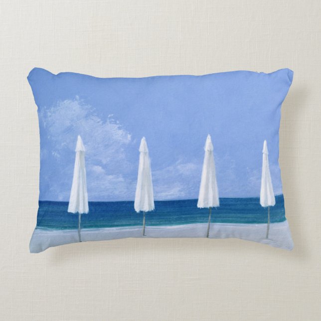 Beach umbrellas 2005 decorative cushion (Front)