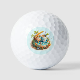 Beach Vacation Golf Balls