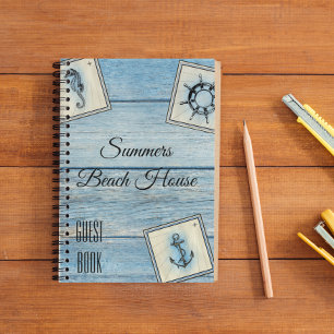 Beach Vacation Home House Guest Book Sign In