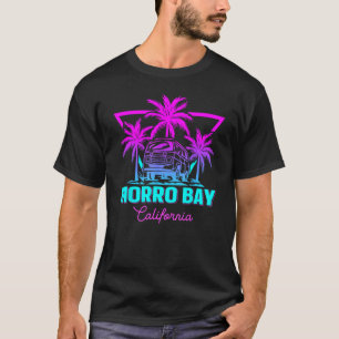 Beach Vaporwave Vacation Souvenir Morro Bay T-Shirt
