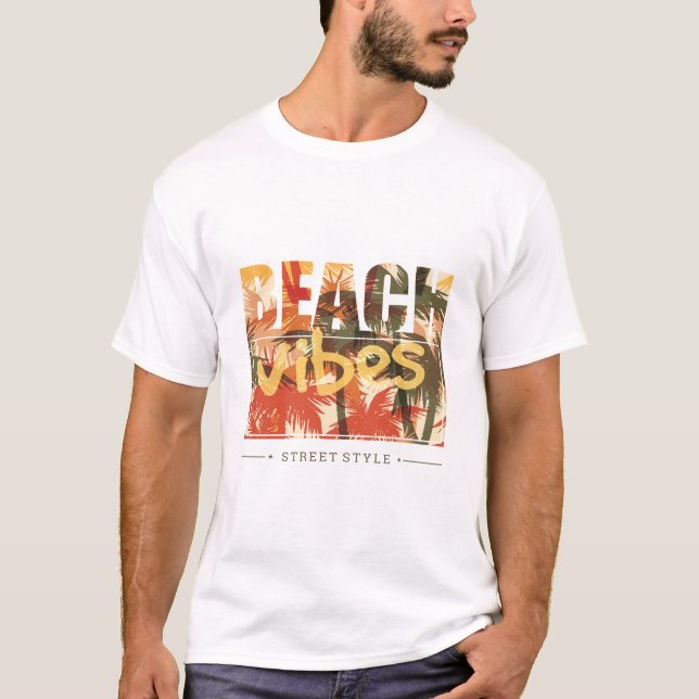 Beach Vibe Summer T-Shirt (Front)