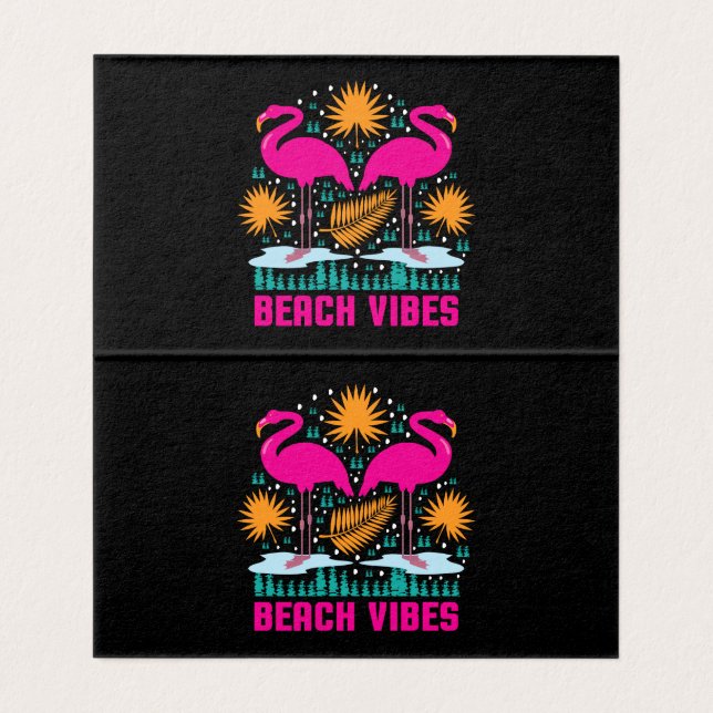 Beach Vibes Button Flamingos-19501 (Inside Unfolded)