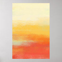 "Beach Vibes" Cool Summer Colours Abstract Art