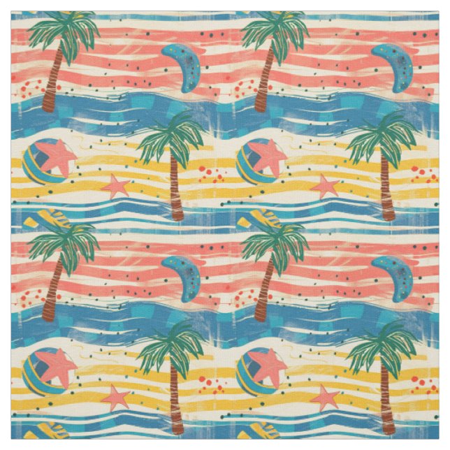 Beach Vibes Fabric (Swatch)