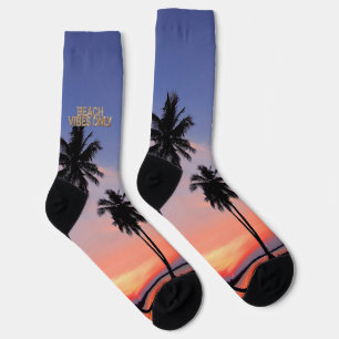 Beach Vibes Only Crew Socks