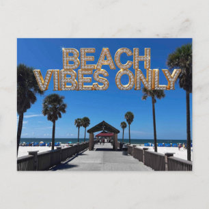 Beach Vibes Only Postcard