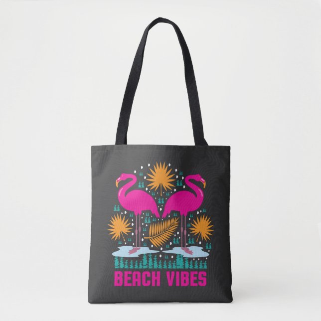 Beach Vibes Tote Bag (Front)