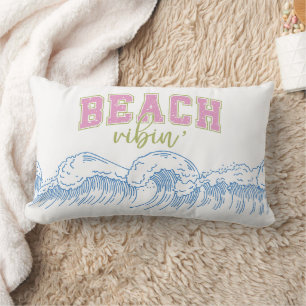 Beach Vibin Coastal Lumbar Cushion