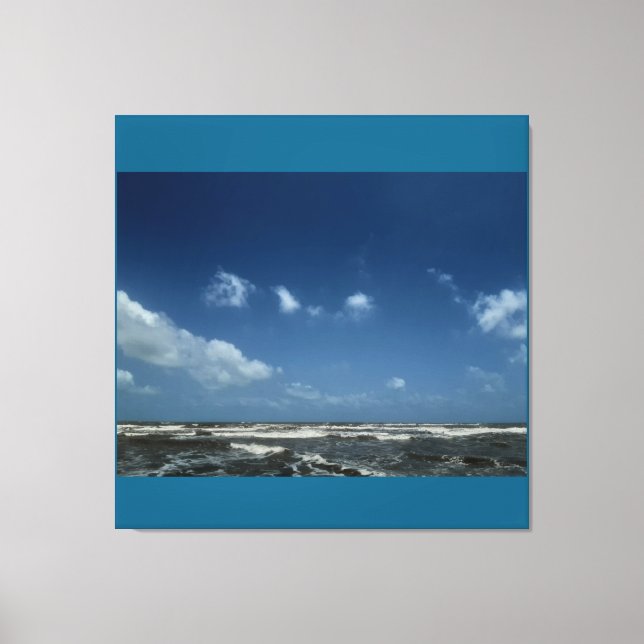 Beach view canvas print (Front)