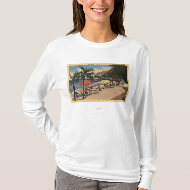 Beach View in Front of Hotel St. Catherine T-Shirt (Front)