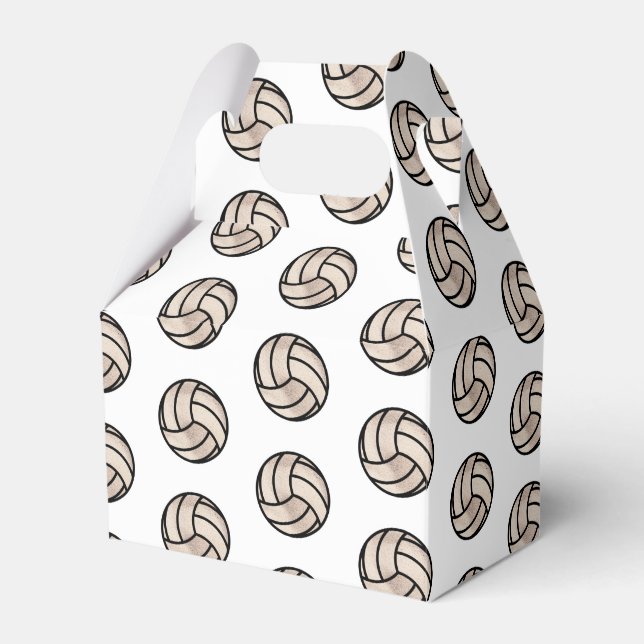 Beach Volley Ball  Favour Box (Front Side)