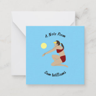 Beach Volleyball Card