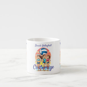 Beach Volleyball Girls Thunder_Cove Espresso Cup