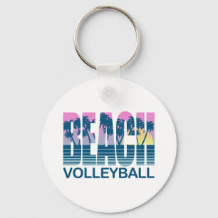 Beach Volleyball Key Ring