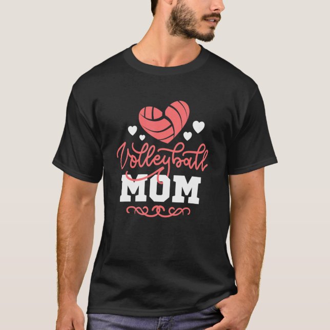 Beach Volleyball Mum   Setters Coach Players Sport T-Shirt (Front)