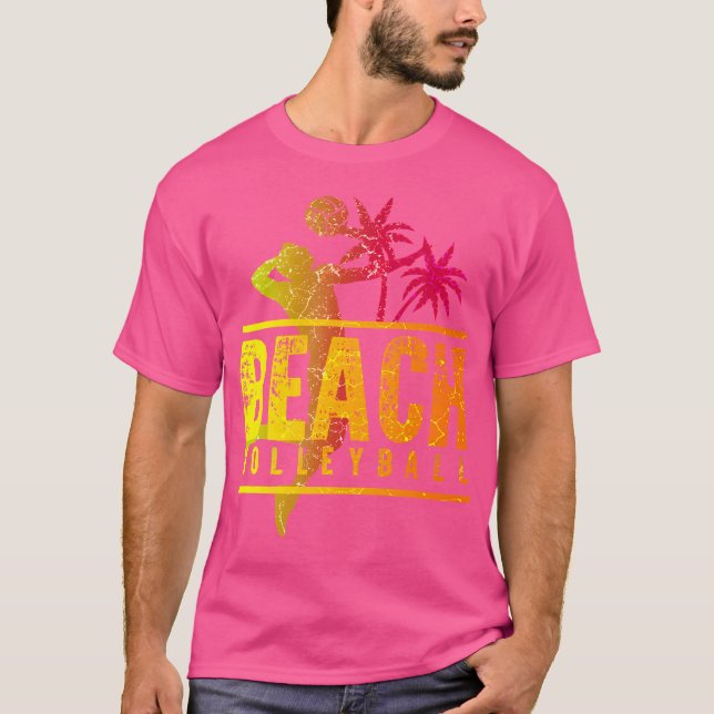 Beach Volleyball Player T-Shirt (Front)