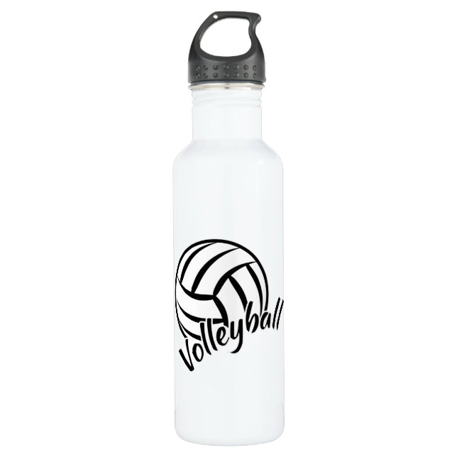 Beach Volleyball Player Volleyball Girl Team Gift 710 Ml Water Bottle (Front)