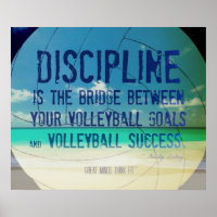 Beach Volleyball Poster 002 for Motivation