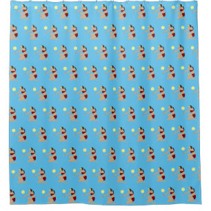 Beach Volleyball Shower Curtain