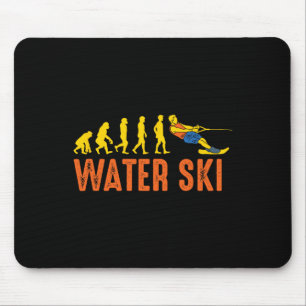 Beach Water Skier Evolution Water Skiing Wakeboard Mouse Pad