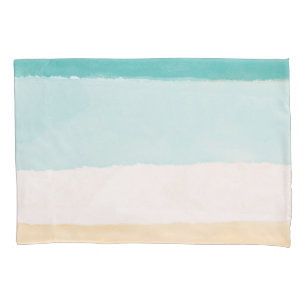 Beach Watercolor Pillowcase