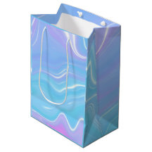 Beach Wave Girly Abstract Liquid Art