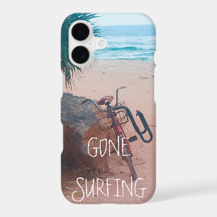 Beach Wave Surfing and a Bicycle