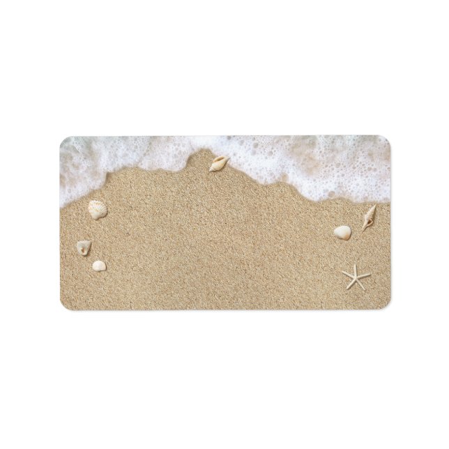Beach Waves Address Labels (Front)